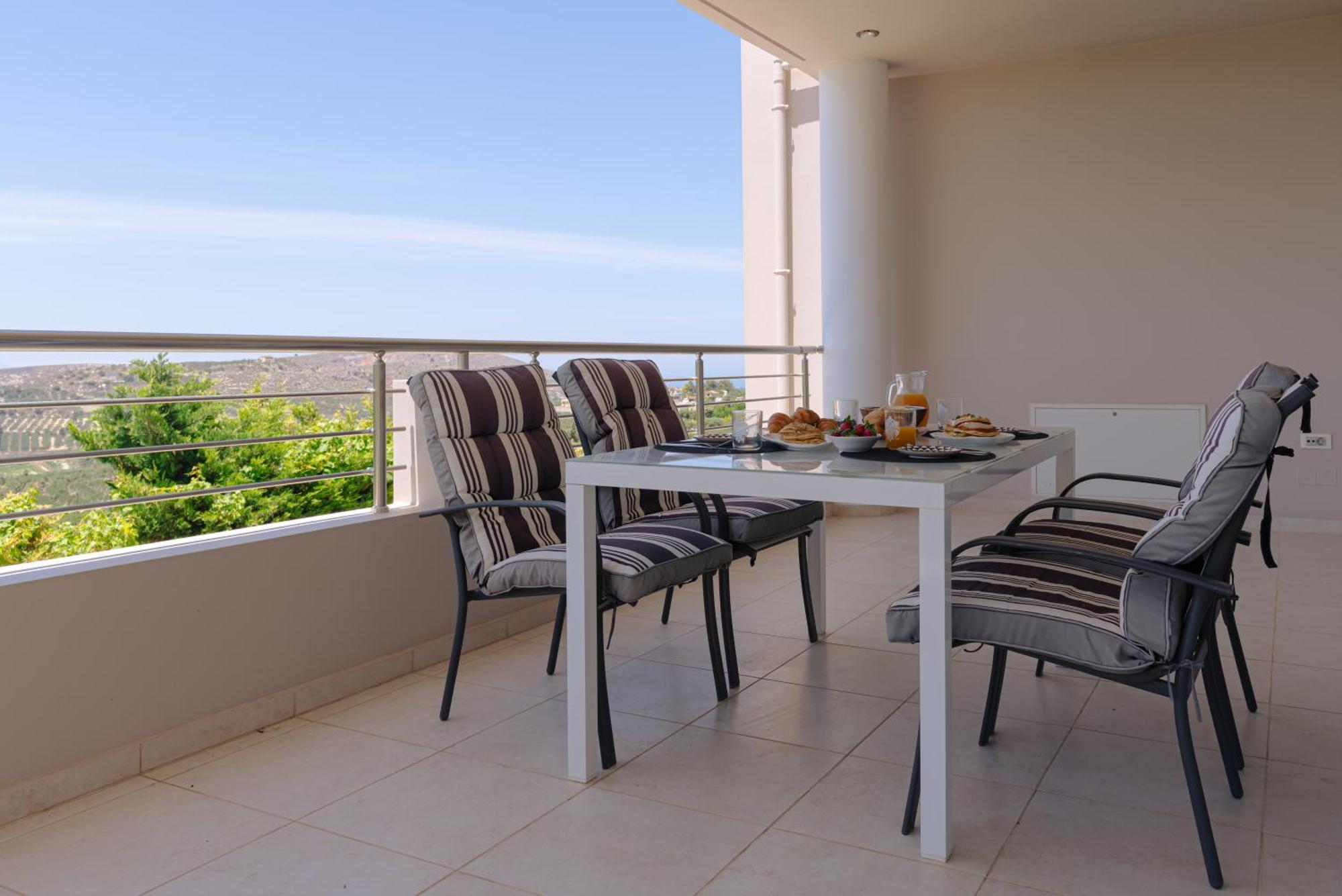 Blue Sky Villa In Crete Epano Vathia Exterior foto